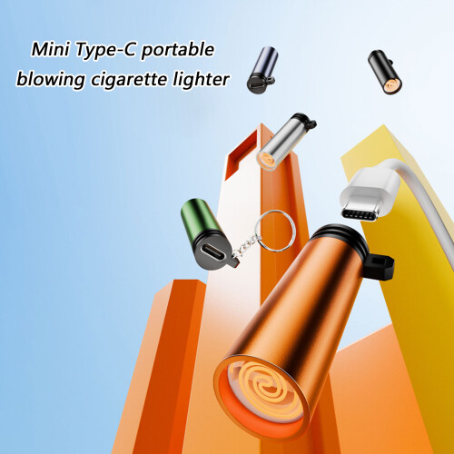 USB Lighter For Type C Devices BatteryFree Operation-Green 2