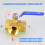 L Type Three Way Ball Valves for Connecting Pipes-6 points DN20 7