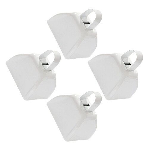 Pack de 4 cloches compactes légères, conception-Blanc