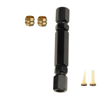 Bike Hydraulic Disc Brake Hose Connector Insert-Black