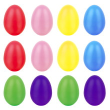 12Pcs Colorful Childrens Orff Sand Eggs Percussion Instruments