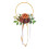 Elegant Polyester Plastic Rose Garland Wedding Party-Coffee 1