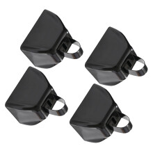 Pack of 4 Compacts Light Weight Cowbell Professional-Black