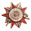 Historische Sovjet-Unie Corsage Broche Vintage-koper 1