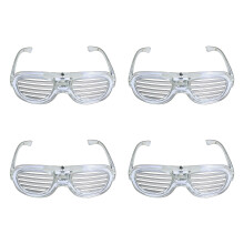 Set van 4 Easy Carry Light Up-brillen met veelkleurige-Wit