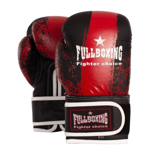 Luvas de boxe Fullboxing Huracan - preto/vermelho