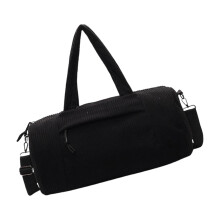 Grand sac de rangement en velours côtelé respirant, sac à -Noir