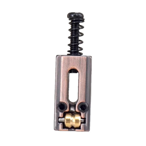 Stable Electric Guitar Bridge Roller Saddles-Red Bronze