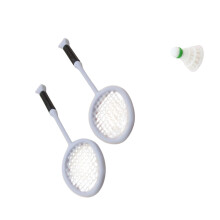 Realistic Miniature Badminton Accessory Compatible With-Blue