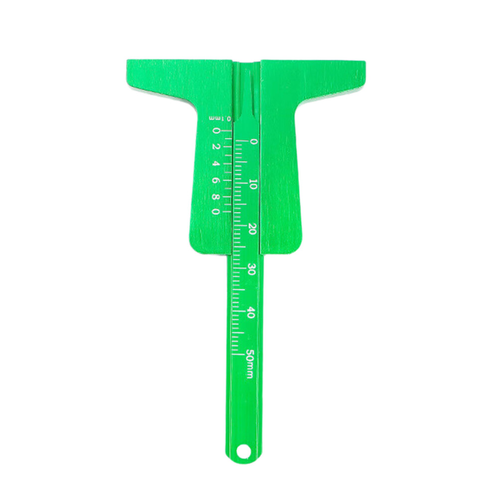 Stainless Tire Treads Depth Gauge For Accurate Grooves- Green 7704001124927