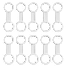 Light Weight Silicone Snorkel Mask Strap Keeper Retainer-10PCS