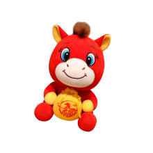 Auspicious Horse Plush Fortune Doll Soft Stuffed Animals For-S