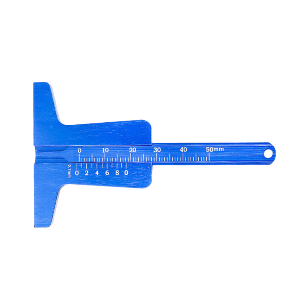 Stainless Tire Treads Depth Gauge For Accurate Grooves- Blue 7704001125160