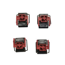 4PCS Clicky Linear Opt Switches Hot Swappable for-RedSwitch