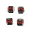 4PCS Clicky Linear Opt Switches Hot Swappable for-RedSwitch 1
