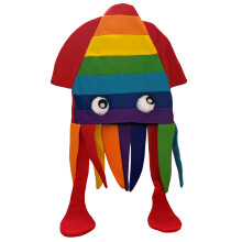 Creative Cuttlefish Cap Funny Headwear Cuttlefish Hat For-color