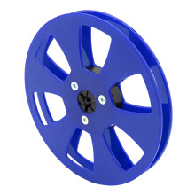 Replacement Empty Tape Reel with 5 Inch 6 Hole Design-Blue