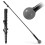 Golfschwungtrainer, 120 cm, beschwerter Kopf, Grau 2