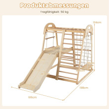 8-in-1 houten Montessori klimset voor kinderen van 3-5 jaar