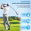 Golfschwungtrainer, 120 cm, beschwerter Kopf, Grau 5