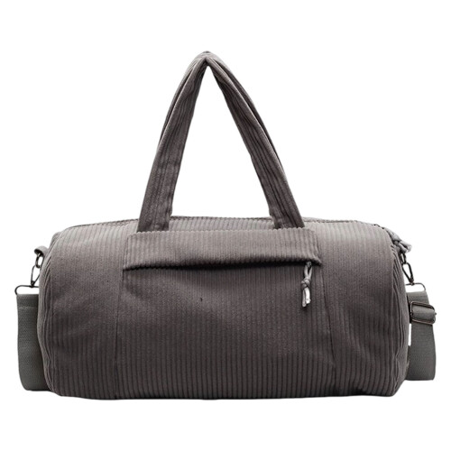 Sac d'exercice de couleur unie, intérieur spacieux,-Gris
