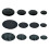 Couvercles universels de remplacement-Surface concave brillante 2