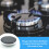 Couvercles universels de remplacement-Surface concave brillante 3