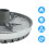 Couvercles universels de remplacement-Surface concave brillante 6