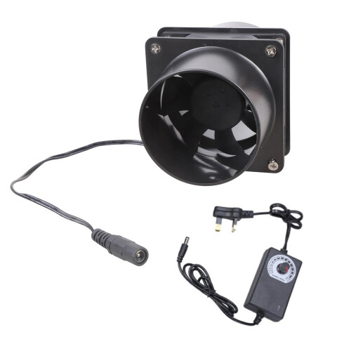 8cm In Line Air Blower 12V 0.4A Ventilation Blower Ventilation