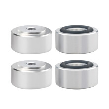 4 stuks HIFI Speaker Spikes Stand Voeten Pad- zilver medium