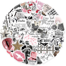 50 stuks waterdichte esthetische sticker scrapbooking