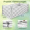 Verhoogd tuinbed van metaal, 180x95x60 cm, open bodem 1
