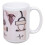 Ceramic Coffee Cup with Hospital Stethoscope-White 11oz 1