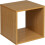 Small End Table Square Lounge Home Coffee Magazines Books Cube Wood Side 1