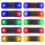 Solar Car Warning Light Antitheft Alarm LED-Orange green light 2