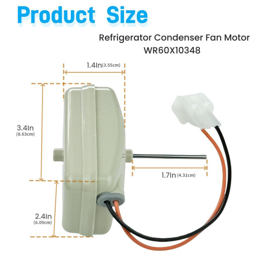 Ensemble de ventilateur de réfrigérateur silencieux, pour 2