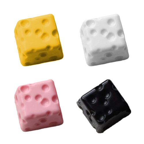 Capuchons de touches de clavier en résine, profil bas,-Jaune 1