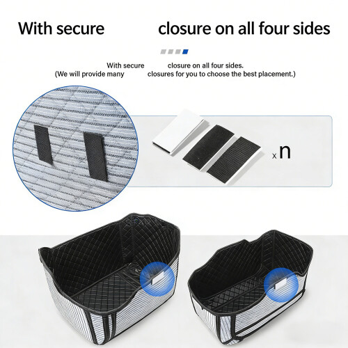 Noise Minimizing Motorcycle Case Padding Inner Mat-Top Box 1
