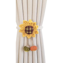 Embrasses de rideaux Styles de fleurs support d'embrasses de-4