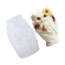 Flower Owl Silicone Candle Molds Multipurpose Silicone Mould for