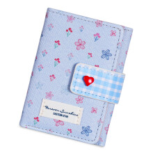 Womens Wallets Large Capacity Credit Card Holder Pu-blue