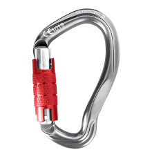 Ergonomic Auto Locking Carabiner for Secure and-Gray Red Head