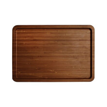 Multipurpose 23cm Deep Timber Drink Stand Tray For Home-brown