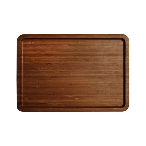 Multipurpose 23cm Deep Timber Drink Stand Tray For Home-brown