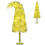 Árbol de Navidad artificial con luces, nieve, 150 cm 1