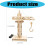 Wooden Remote Control Tower Type Lift Model Set Educational 3
