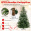 Árbol de Navidad artificial de 210 cm, 250 LED multicolor 3