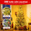 Árbol de Navidad artificial de 210 cm, 250 LED multicolor 4