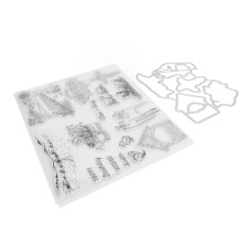 Transparente Stempel Handgemacht DIY Transparent 17.5x21.5cm