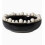 COACH HOUSE BLACK & CREAM CERAMIC BOBBLE EDGE BOWL 1